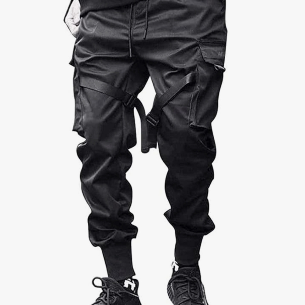 Aelfric Eden Mens Jogger Pants Japanese Cargo Sweatpants Multi-Pocket